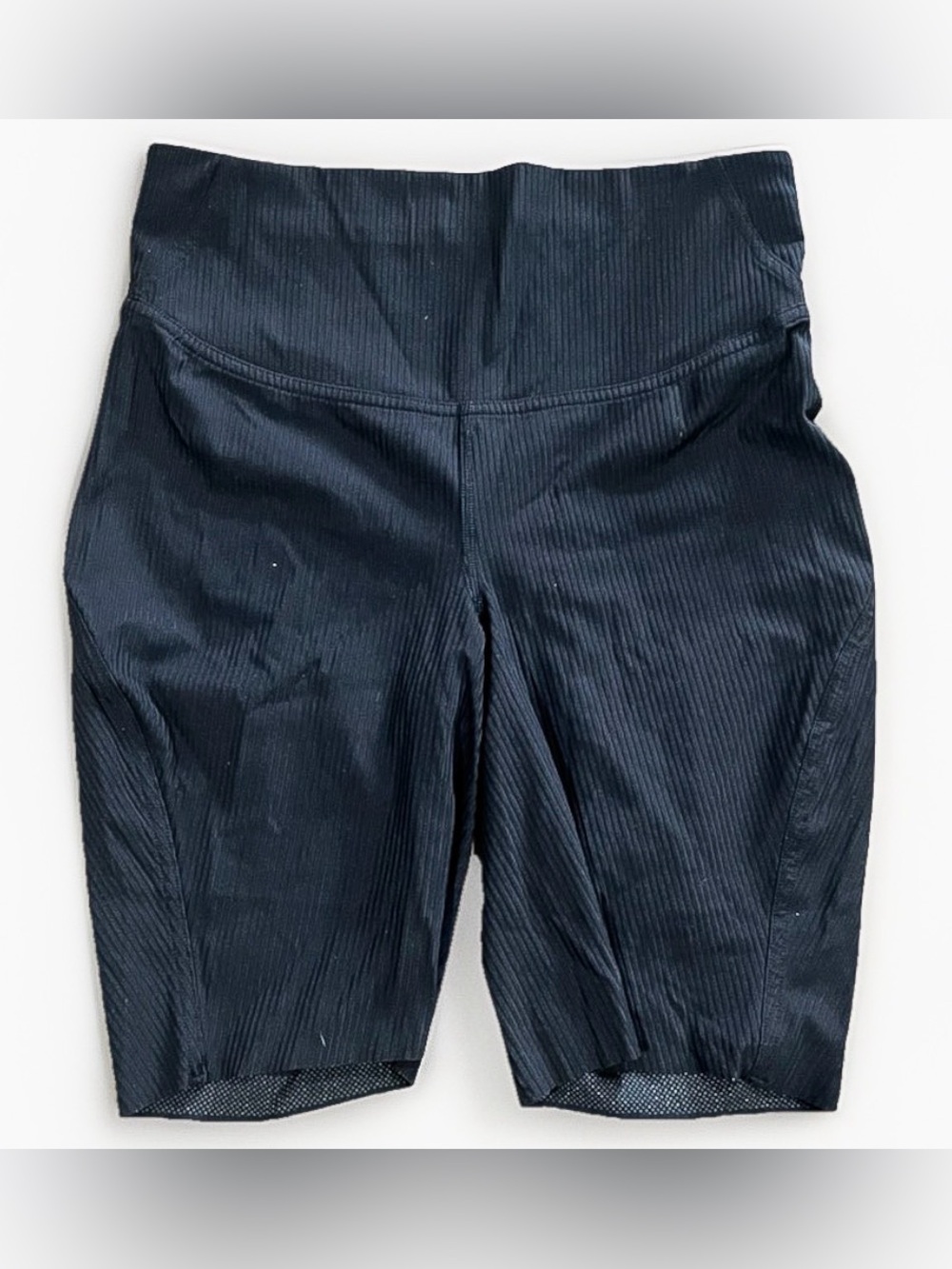 Women's Lululemon Base Pace High-Rise Black Short 8" Ribbed Size 6